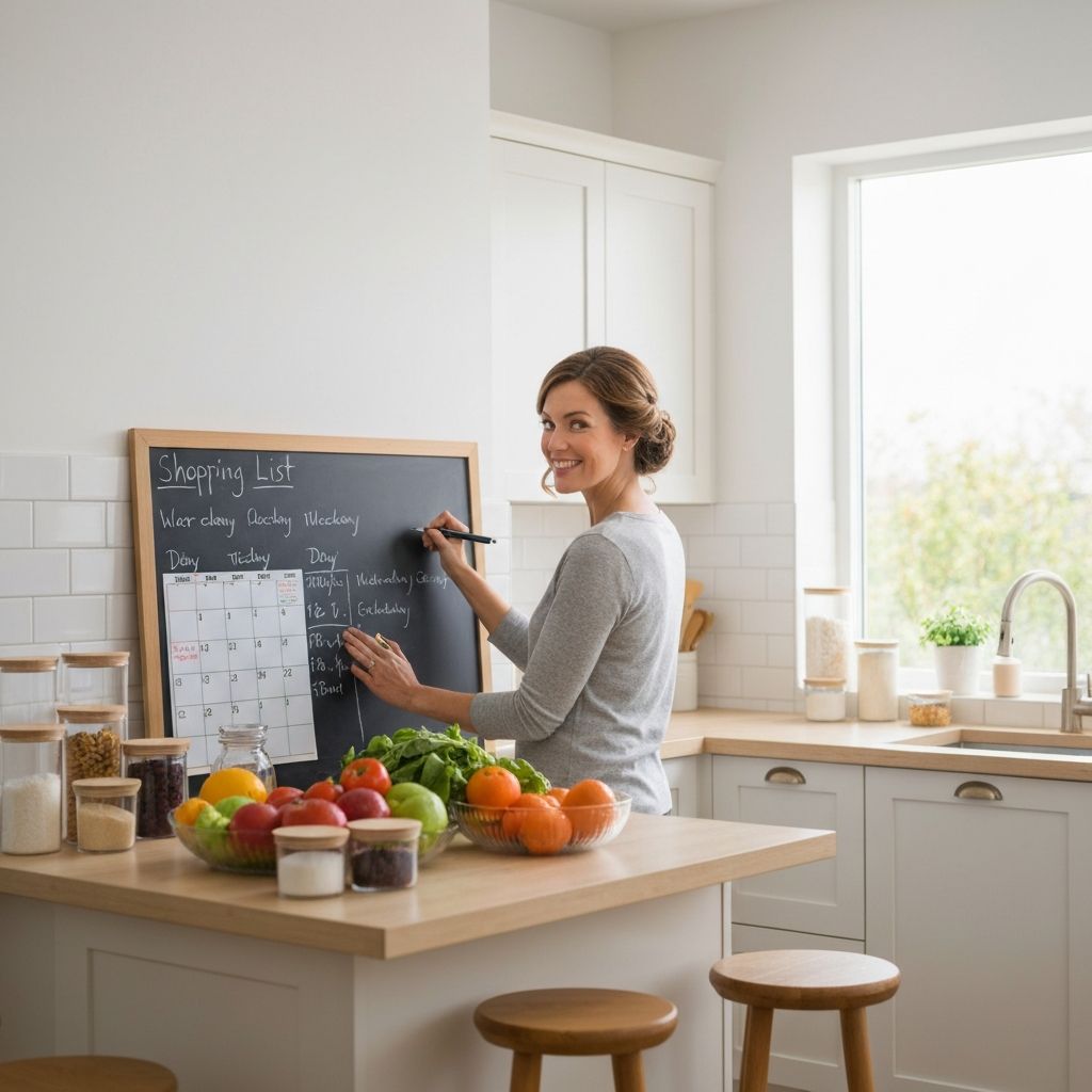 Weekly meal planning